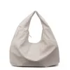 28L Polyester Tote Bag with Exterior Pocket White color SKU reference