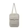 6L Polyester Laptop Messenger & Shoulder Bag White color SKU reference