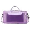 28L Transparent PVC Mesh Beach and Travel Bag Purple color SKU reference