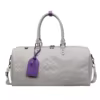 Embossed PU Short-Trip Bag Brown color SKU reference