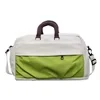 23L Expandable Travel Duffel with Multiple Pockets Green color SKU reference
