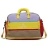 25L Oxford Travel Duffel with Shoe and Wet/Dry Storage Yellow color SKU reference