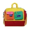 25L Expandable Color Block Travel Duffel Yellow color SKU reference