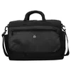 27L Expandable Shoulder Travel Bag with Shoe Storage Black color SKU reference