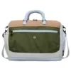 27L Expandable Shoulder Travel Bag with Shoe Storage Green color SKU reference