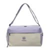 15 L Polyester Gym Duffel with Shoe Compartment Gray color SKU reference