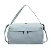 18 L Polyester Gym Duffel with Wet/Dry Pocket Blue color SKU reference