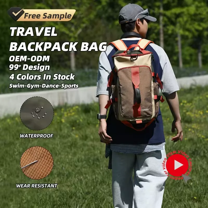 Polyester Sport Training Backpack with Side Storage product reference image