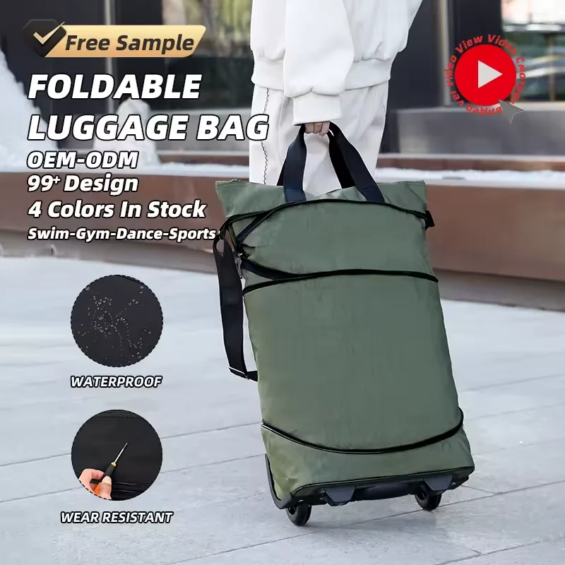 Two-Size Oxford Rolling Travel Bag product reference image