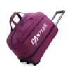 Two-Size Oxford Rolling Duffel with Telescopic Handle Purple / size reference B color SKU reference