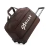 Two-Size Oxford Rolling Duffel with Telescopic Handle Brown / size reference B color SKU reference