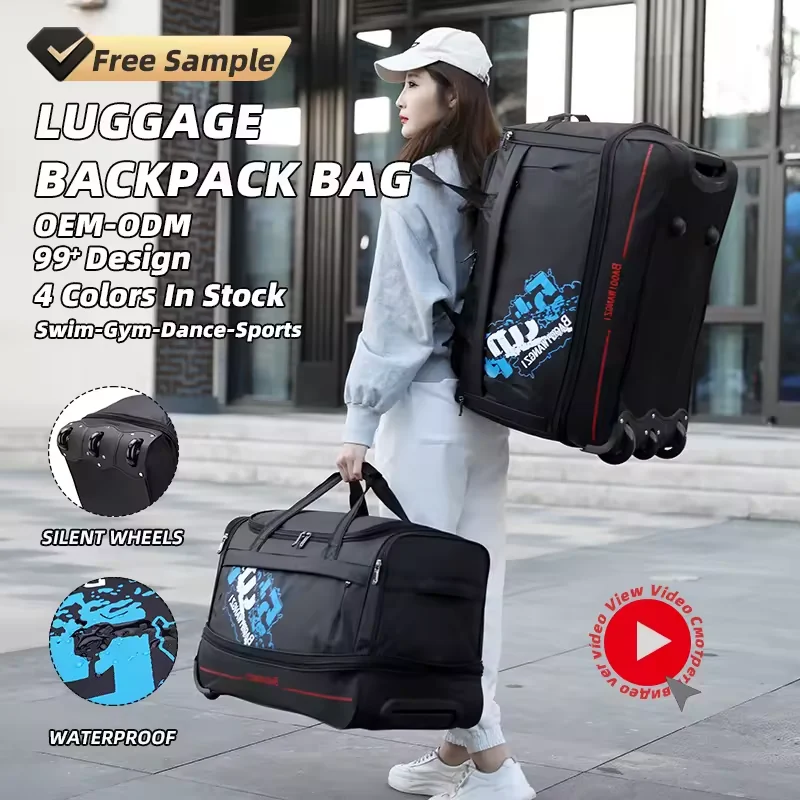 80 L Two-Size Oxford Rolling Travel Duffel product reference image