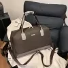 Two-Size Oxford Travel Duffel with Shoe Storage Coffee brown / size ref B SKU overview reference