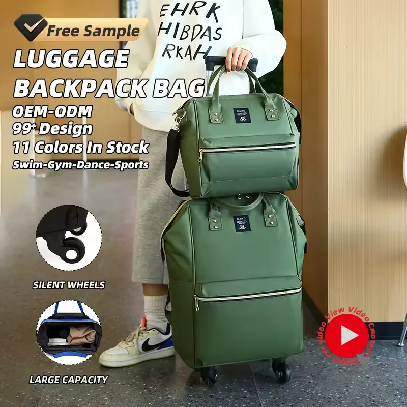 Oxford Rolling Travel Luggage with Telescopic Handle product reference image