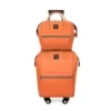Oxford Rolling Travel Luggage with Telescopic Handle Orange color SKU reference