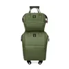 Oxford Rolling Travel Luggage with Telescopic Handle Green color SKU reference