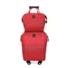 Oxford Rolling Travel Luggage with Telescopic Handle Red color SKU reference