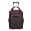 Two-Size Oxford Rolling Duffel Backpack Brown / size reference B color SKU reference