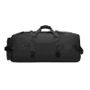 Foldable Oxford Travel Duffel Backpack Black color SKU reference