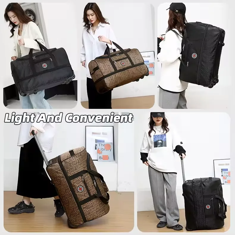 Expandable Rolling Duffel with Quiet Wheels & Exterior Pocket product reference image