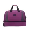 Three-Size Wheeled Travel Luggage Bag with Quiet Wheels Purple · size ref 3 SKU overview reference