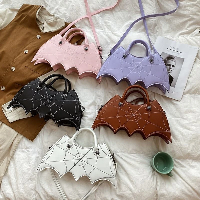 Bat-Shaped PU Novelty Crossbody Purse product reference image