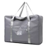 Large Foldable Travel Duffel with Color Options Gray color SKU reference