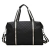 Two-Size Travel Duffel with Patterned Strap Accent Gold-tone · 30 × 15 × 47 cm color SKU reference