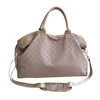 Patterned Travel Duffel with Shoulder Strap Dark khaki color SKU reference