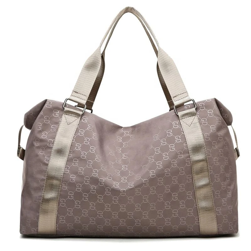 Printed Travel Duffel with Adjustable Shoulder Strap product reference image