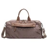Patterned Travel Duffel with Shoe Compartment Dark khaki color SKU reference