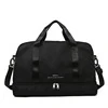 Travel Duffel with Trolley Sleeve and Wet-Dry Pocket Black color SKU reference