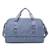 Travel Duffel with Trolley Sleeve and Wet-Dry Pocket Navy color SKU reference