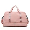 Travel Duffel with Trolley Sleeve and Wet-Dry Pocket Pink color SKU reference