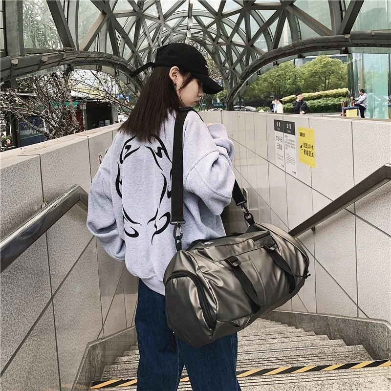 Travel Duffel with Concealable Straps and Shoe Pocket product reference image