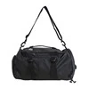 Travel Duffel with Concealable Straps and Shoe Pocket Black color SKU reference