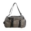 Travel Duffel with Concealable Straps and Shoe Pocket Dark khaki color SKU reference