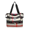 Foldable Travel Duffel with Shoe Compartment Dark khaki color SKU reference