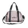 Coated Oxford Travel Duffel with Zipper Closure Beige color SKU reference