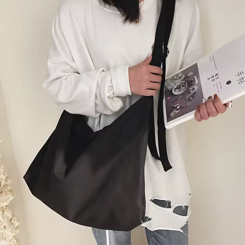 Open-Top Canvas Shoulder Tote product reference image