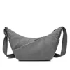 13 L Corduroy Crossbody Bag with Side Pocket Gray color SKU reference