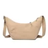 13 L Corduroy Crossbody Bag with Side Pocket Apricot color SKU reference