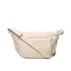 11 L Corduroy Crossbody Shoulder Bag White color SKU reference