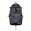Multi-Pocket Nylon Travel Backpack Dark gray color SKU reference