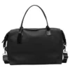 PU Weekender Shoulder Bag with Pendant Detail Black color SKU reference