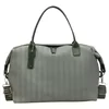 PU Weekender Shoulder Bag with Pendant Detail Green color SKU reference