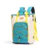 Laptop Travel Backpack with Side Zipper Pocket Lake blue color SKU reference