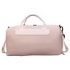 PU Gym Duffel with Shoe & Wet/Dry Pockets Pink color SKU reference