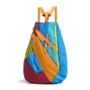 Color-Block Nylon Sling Backpack with Adjustable Strap Color option 1 color SKU reference