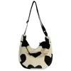 Novelty Character-Print Canvas Crossbody Bag Cow-print style 1 SKU overview reference